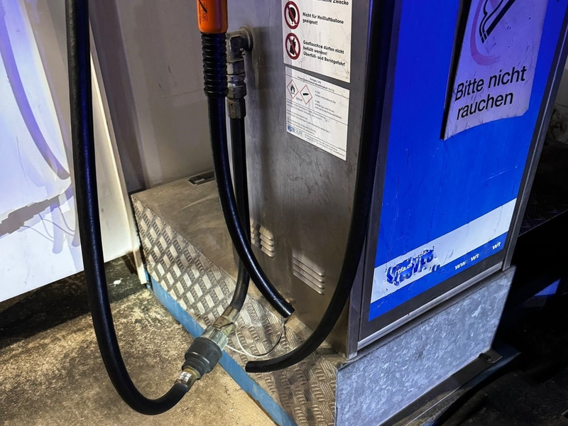 LPI-NDH: Gastankstelle beschädigt - Foto: presseportal.de