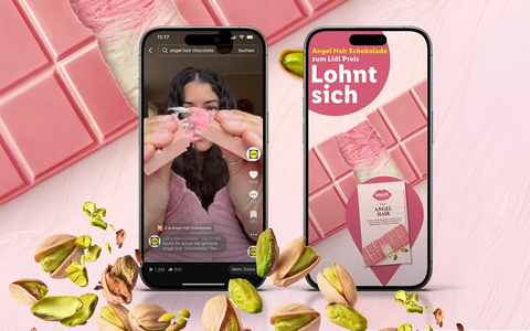 Angel Hair Schokolade in limitierter Edition ab nächster Woche bei Lidl erhältlich / Schokotrend ab sofort exklusiv über TikTok einkaufen - Foto: presseportal.de