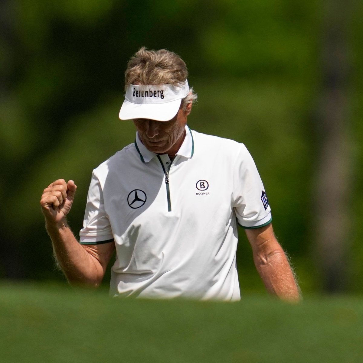Golf-Routinier Bernhard Langer spielt sein letztes Masters-Turnier. - Foto: Ashley Landis/AP/dpa