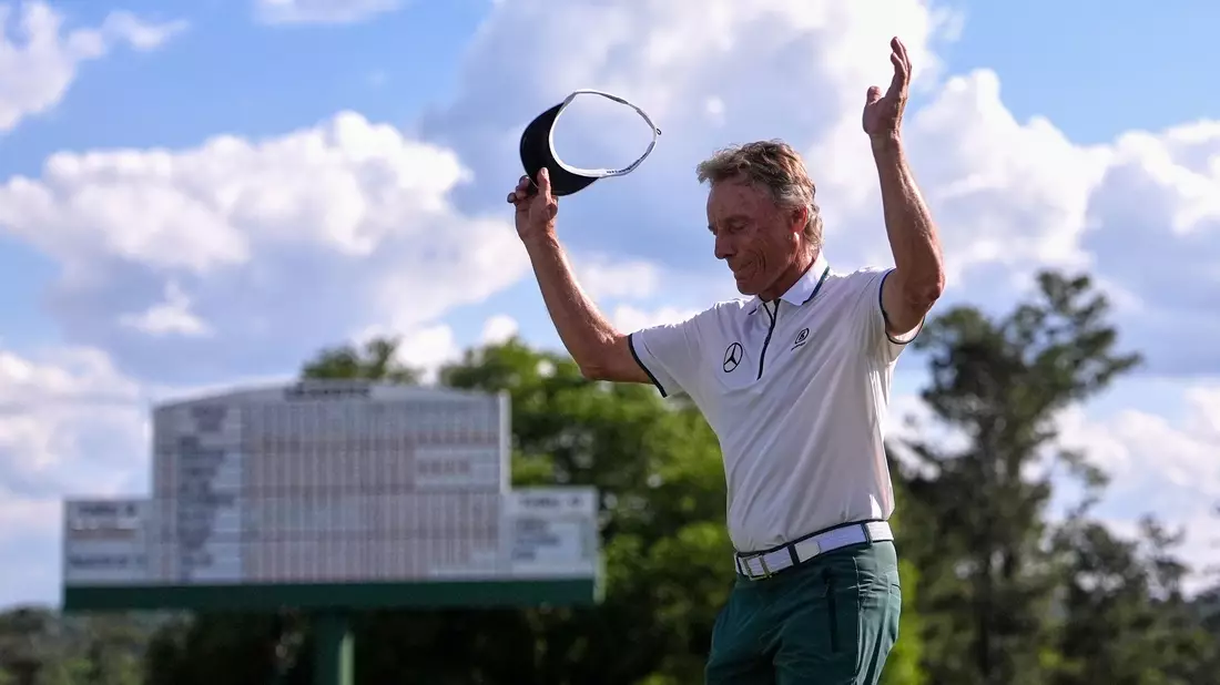 Bernhard Langer trat zum letzten Mal in Augusta an. - Bild: George Walker IV/AP/dpa