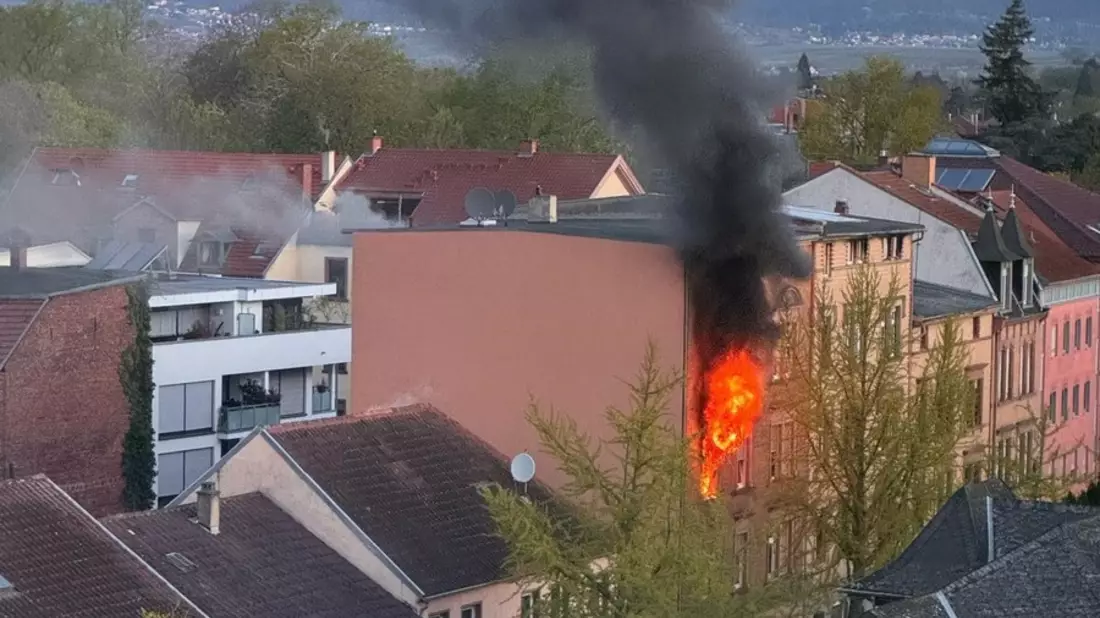 POL-PDLD: Landau - Gebäudebrand in der Weißenburger Straße - Bild: presseportal.de
