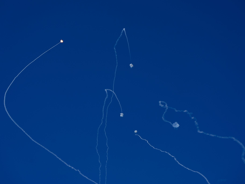 Raketenabwehr des israelischen Luftabwehrsystems (Archivbild) - Foto: Baz Ratner/AP/dpa