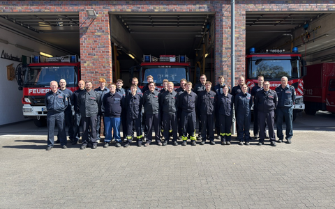 FW Hünxe: Erfolgreicher Abschluss der Truppmannausbildung - Foto: presseportal.de