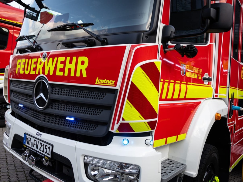 FW-MH: Unfall eines Kradfahrers auf der A40 - Foto: presseportal.de