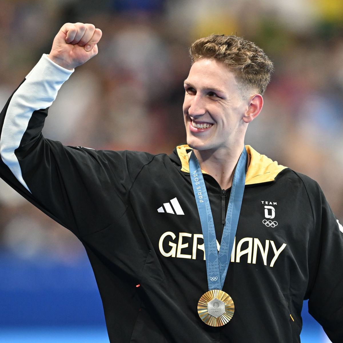 Gold bei Olympia, nun ein Weltrekord: Lukas Märtens glänzt auch 2025. - Foto: Sven Hoppe/dpa