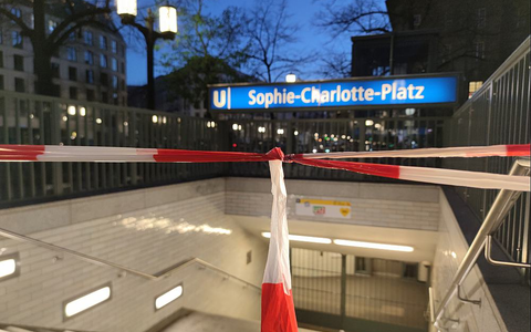 Absperrung nach Berliner Messerattacke am 12.04.2025 - Foto: über dts Nachrichtenagentur