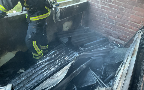 FW-DO: Feuer auf Balkon eines Mehrfamilienhauses in Dortmund-Brünninghausen - Foto: presseportal.de