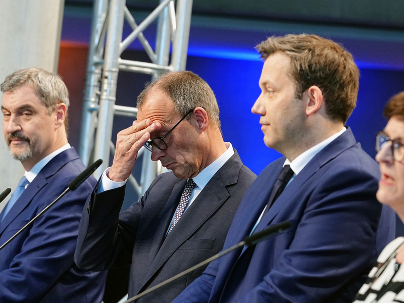 Der voraussichtlich nächste Kanzler Friedrich Merz braucht ein paar Tage Ruhe. (Archivbild) - Foto: Kay Nietfeld/dpa