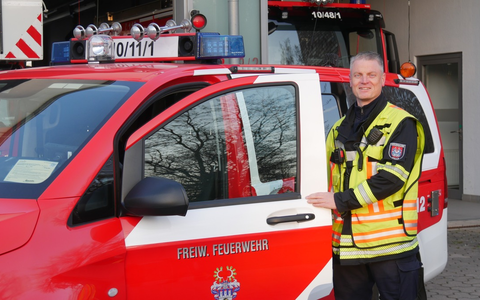 FW Celle: Arne Rehkopf ist neuer stellvertretender Ortsbrandmeister der Ortsfeuerwehr Celle-Hauptwache - Foto: presseportal.de