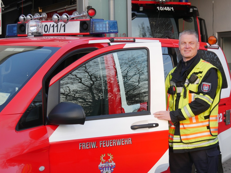 FW Celle: Arne Rehkopf ist neuer stellvertretender Ortsbrandmeister der Ortsfeuerwehr Celle-Hauptwache - Foto: presseportal.de