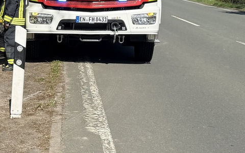FW-EN: Unfall zwischen Krad und Radfahrer - Foto: presseportal.de