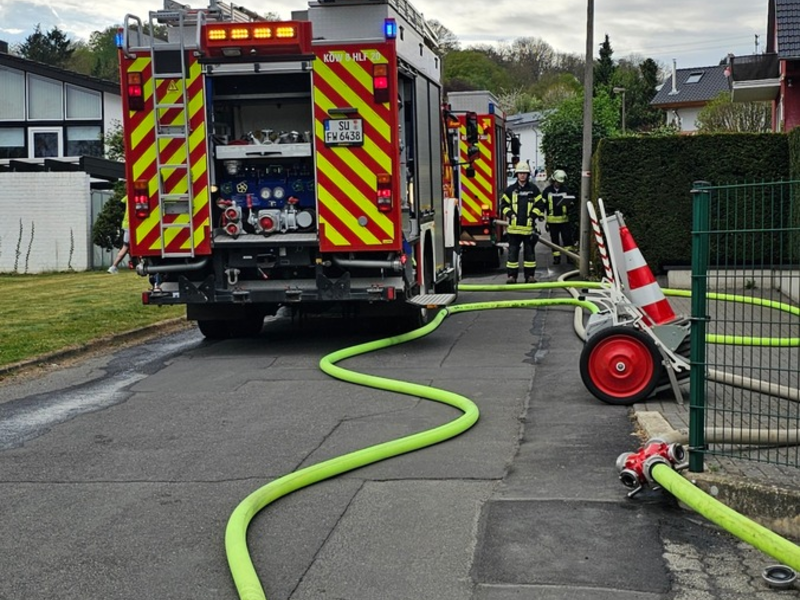 FW Königswinter: Feuer in Elektroverteilerkasten verursacht Sachschaden an Wohnhaus - Foto: presseportal.de