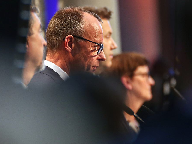 Söder, Merz, Klingbeil, Esken am 09.04.2025 - Foto: über dts Nachrichtenagentur