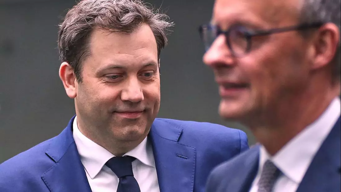 Lars Klingbeil und Friedrich Merz am 09.04.2025 - Bild: über dts Nachrichtenagentur