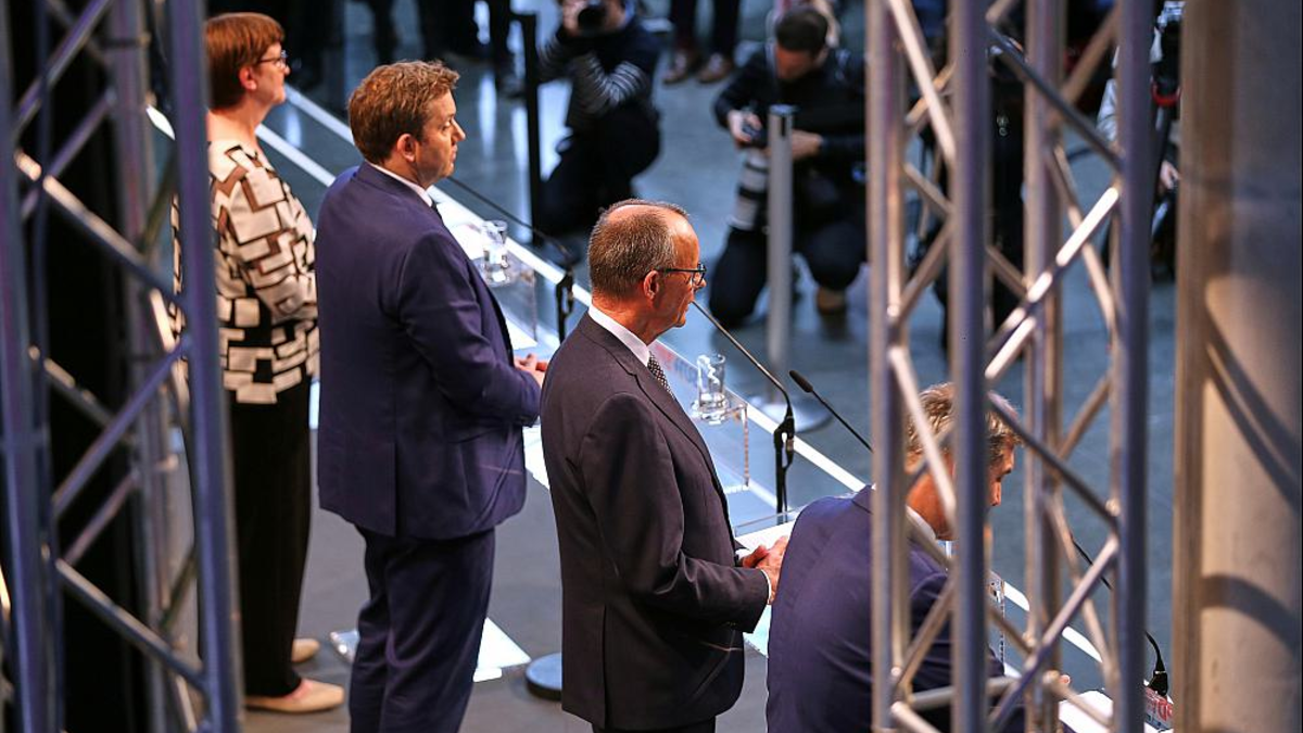 Bekanntgabe Einigung auf Koalition von CDU, CSU und SPD am 09.04.2025 - Foto: über dts Nachrichtenagentur