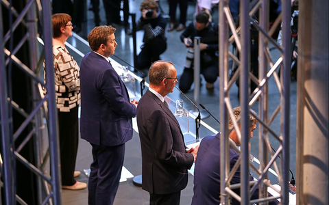 Bekanntgabe Einigung auf Koalition von CDU, CSU und SPD am 09.04.2025 - Foto: über dts Nachrichtenagentur