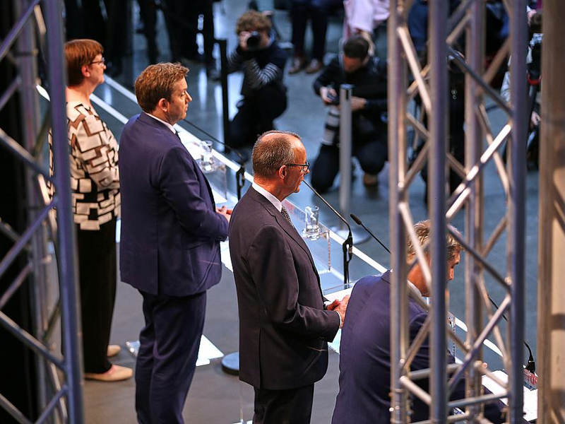 Bekanntgabe Einigung auf Koalition von CDU, CSU und SPD am 09.04.2025 - Foto: über dts Nachrichtenagentur