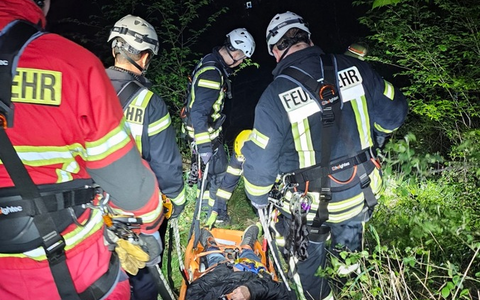 FW Königswinter: Personenrettung im Siebengebirge - Foto: presseportal.de