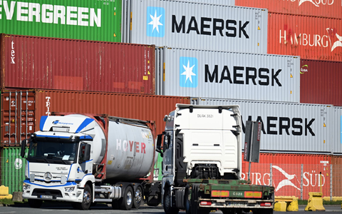 Die USA waren 2024 der wichtigste Absatzmarkt für deutsche Exportgüter. - Foto: Federico Gambarini/dpa