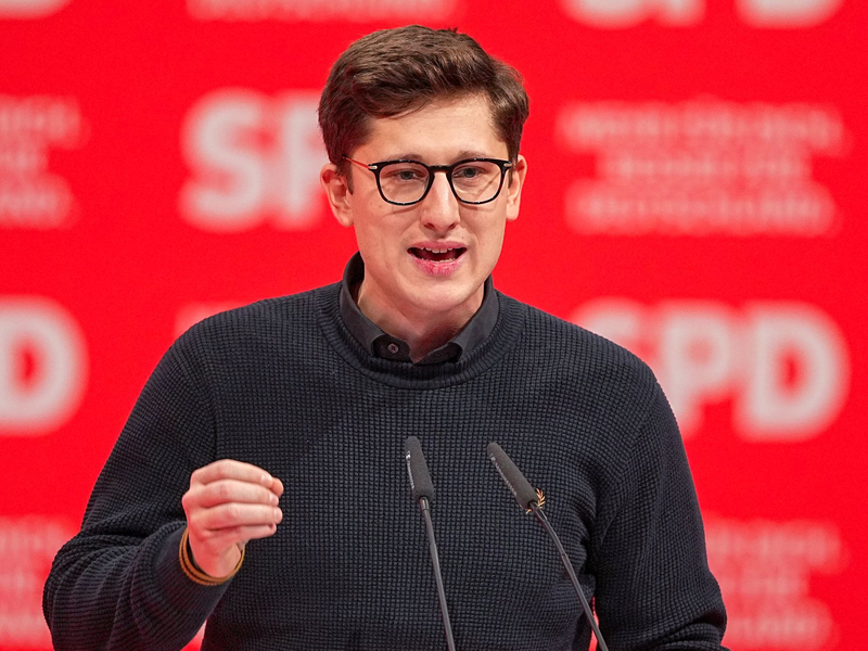 Die Jusos sind mit dem Koalitionsvertrag von Union und SPD nicht einverstanden. (Archivbild) - Foto: Michael Kappeler/dpa