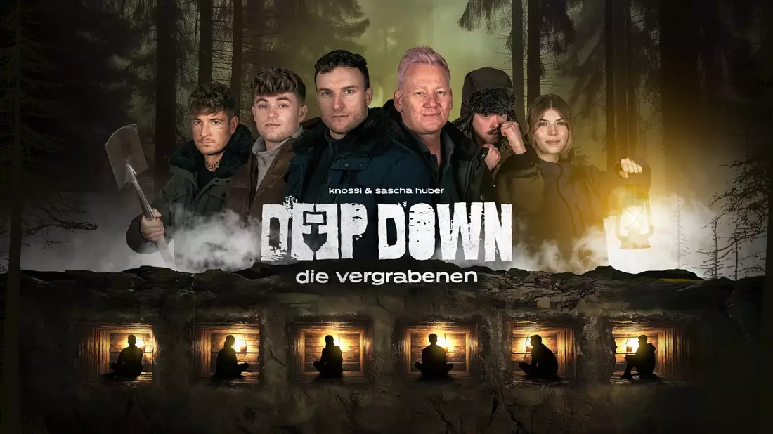 Willi Whey Lewinray Sascha Huber Knossi Ronny Berger Fibli Deep Down - Bild: Joyn, presseportal.de