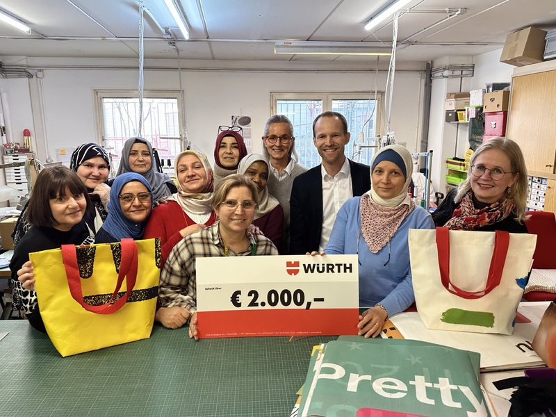 Würth Österreich spendet 2.000 Euro - Foto: Würth über pressetext.de