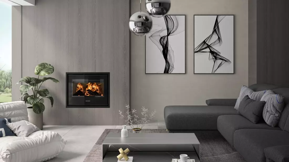World of Fireplaces 2025: Feuriger Minimalismus in neuer Dimension - Das Kaminfeuer in der Wand - Bild: presseportal.de