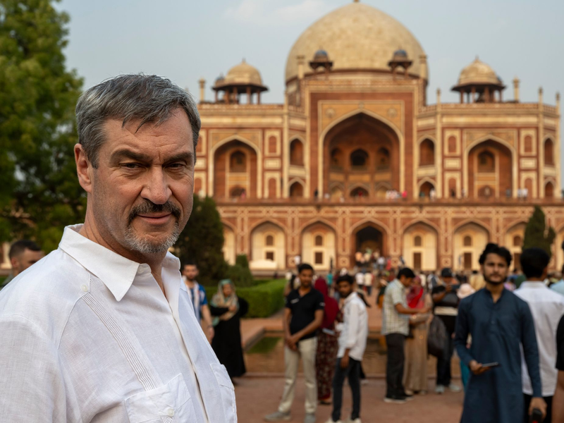 Bayerns Ministerpräsident musste seine Indien-Reise wegen der Beschwerden vorzeitig abbrechen. (Archivbild) - Foto: Peter Kneffel/dpa