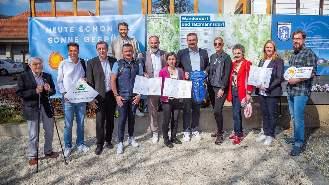Pannonisch Wandern im 1. Wanderdorf des Burgenlands - Bild: presseportal.de