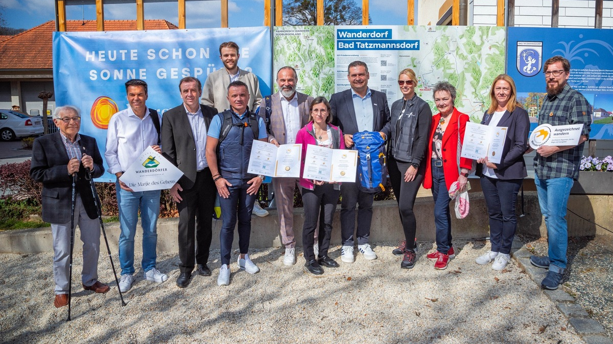 Pannonisch Wandern im 1. Wanderdorf des Burgenlands - Foto: presseportal.de