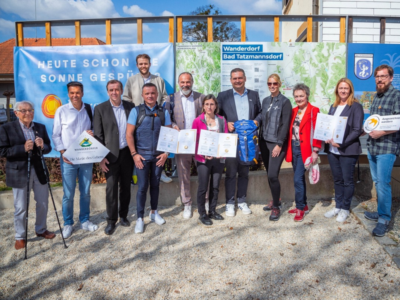 Pannonisch Wandern im 1. Wanderdorf des Burgenlands - Foto: presseportal.de