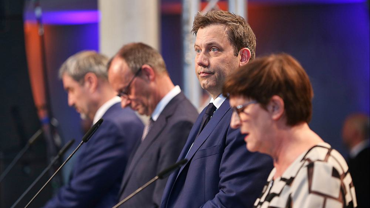 Söder, Merz, Klingbeil, Esken (Archiv) - Foto: über dts Nachrichtenagentur