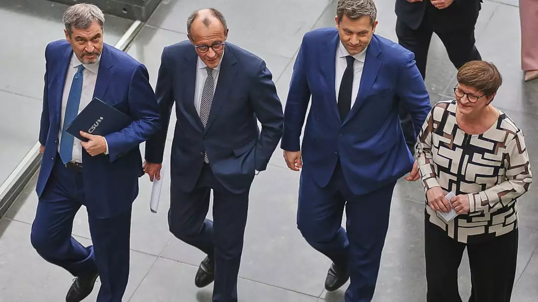 Söder, Merz, Klingbeil, Esken (Archiv) - Bild: über dts Nachrichtenagentur