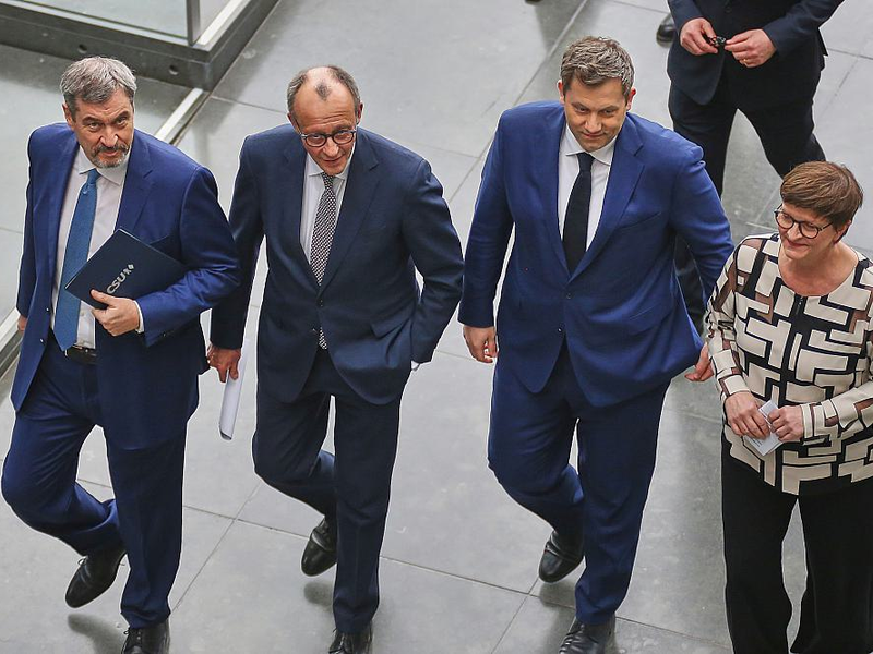 Söder, Merz, Klingbeil, Esken (Archiv) - Foto: über dts Nachrichtenagentur