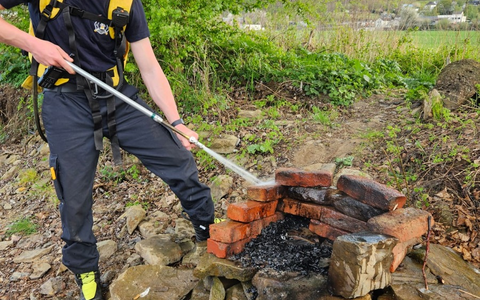 FW-EN: Wetter - Feuerwehr löscht Kleinbrand - Foto: presseportal.de