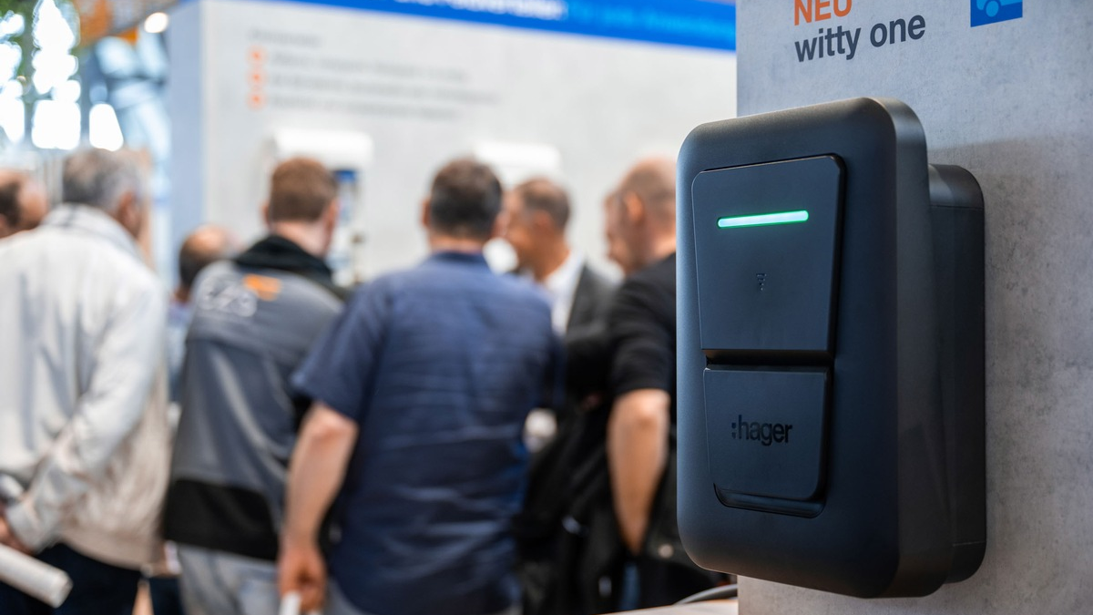 Komplettlösungen von Hager auf der EM-Power / The smarter E / 7. bis 9. Mai 2025 in München - Foto: presseportal.de