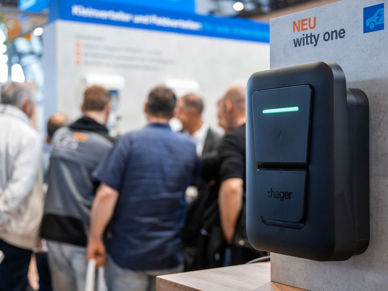 Komplettlösungen von Hager auf der EM-Power / The smarter E / 7. bis 9. Mai 2025 in München - Foto: presseportal.de