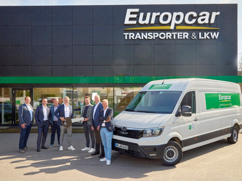 Europcar setzt weiter auf MAN und bestellt 350 neue Transporter für maximale Flexibilität - Foto: presseportal.de