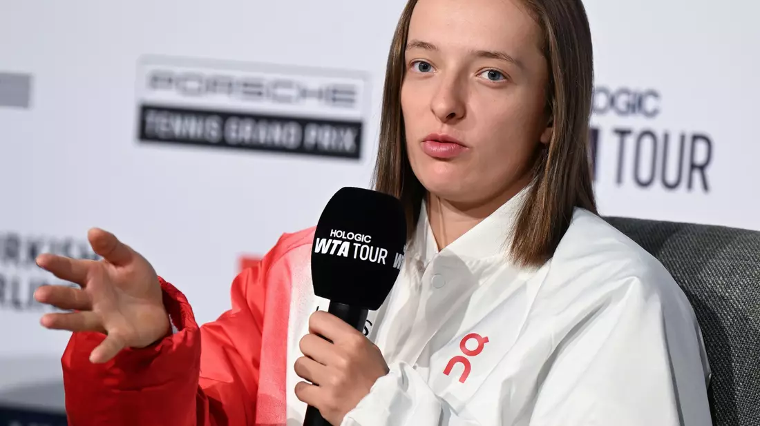 Iga Swiatek tritt als Titel-Mitfavoritin in Stuttgart an. - Bild: Bernd Weißbrod/dpa