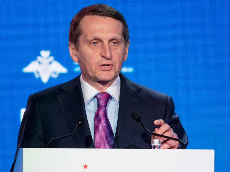 Der russische Auslandsgeheimdienstchef Sergej Naryschkin nennt mehrere Bedingungen für ein Kriegsende in der Ukraine. (Archivbild) - Foto: Alexander Zemlianichenko/AP/dpa