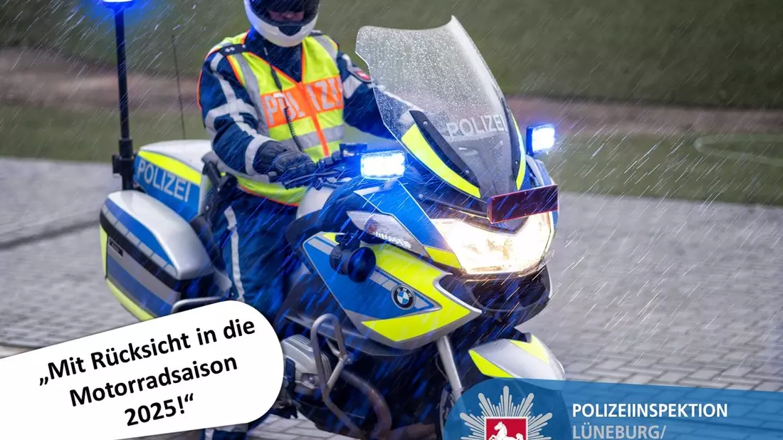 POL-LG: ++ Sicher in die Motorradsaison 2025 starten - auch mit Blick auf das kommende Osterwochenende gibt die Polizei Lüneburg/Lüchow-Dannenberg/Uelzen einige Hinweise für den Saisonstart ++ - Bild: presseportal.de