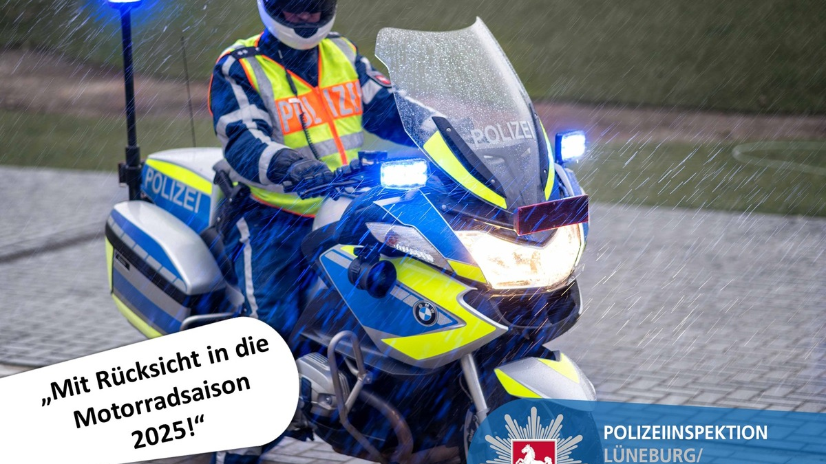 POL-LG: ++ Sicher in die Motorradsaison 2025 starten - auch mit Blick auf das kommende Osterwochenende gibt die Polizei Lüneburg/Lüchow-Dannenberg/Uelzen einige Hinweise für den Saisonstart ++ - Foto: presseportal.de