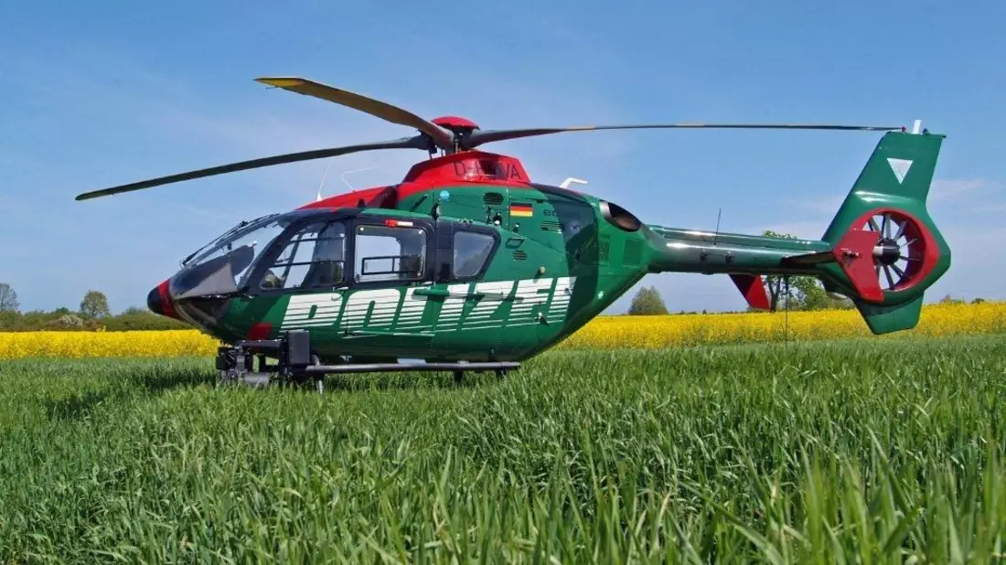 LWSPA M-V: Besatzung des Polizeihubschraubers findet vermisste 81jährige - Ergänzungsmeldung zur PM des PP Rostock vom 14.04.2025 - Bild: presseportal.de