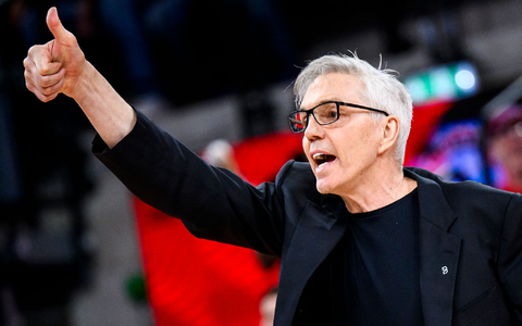 Gordon Herbert konnte sich über einen Sieg seines Teams freuen - Foto: Tom Weller/dpa