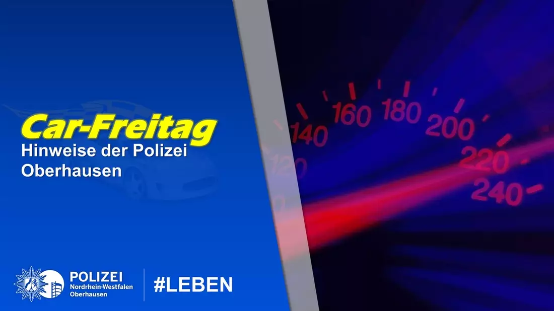 POL-OB: Hinweise der Polizei Oberhausen zum Car-Freitag: Klare Kante gegen Raser, Poser und illegales Tuning - Bild: presseportal.de