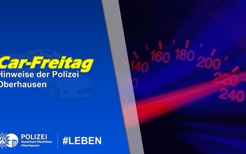 POL-OB: Hinweise der Polizei Oberhausen zum Car-Freitag: Klare Kante gegen Raser, Poser und illegales Tuning - Foto: presseportal.de