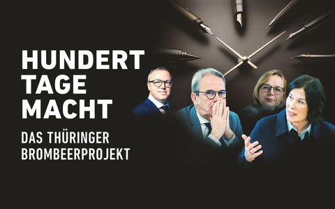 MDR-Doku und -Polittalk zu 100 Tage Brombeer-Koalition in Thüringen - Foto: presseportal.de