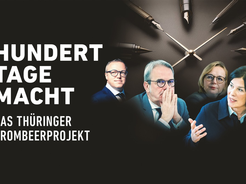 MDR-Doku und -Polittalk zu 100 Tage Brombeer-Koalition in Thüringen - Foto: presseportal.de