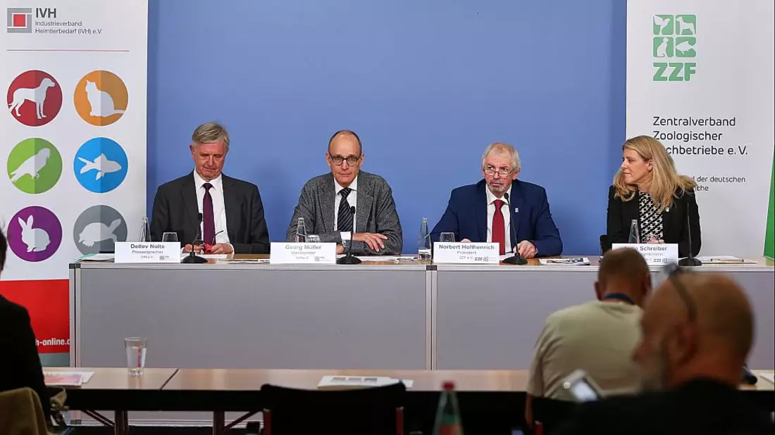 Pressekonferenz: Zentralverband Zoologischer Fachbetriebe e.V. (ZZF) und Industrieverband Heimtierbedarf (IVH) e.V. am 16.04.2025 - Bild: über dts Nachrichtenagentur