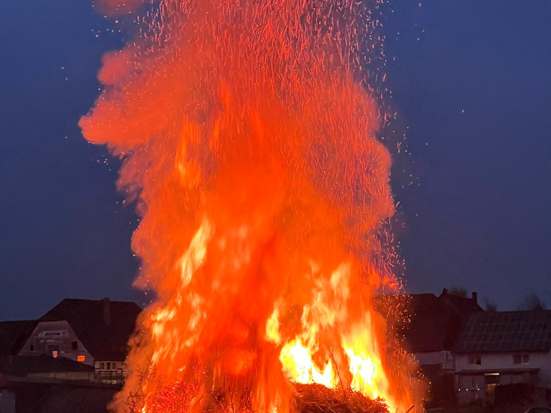 FW Beverungen: Osterfeuer in Würgassen abgesagt - Erhöhter Waldbrandgefahrenindex aufgrund geringem Niederschlag - Foto: presseportal.de
